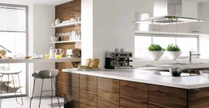 attractive-kitchen-design-white-brown-wood